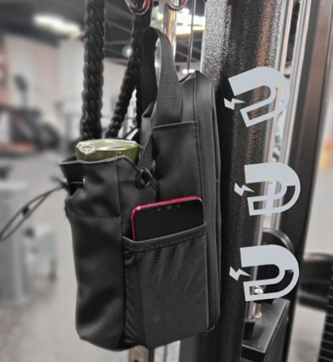 Bolso Cruzado Magnético para Gimnasio