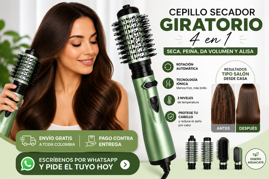 cepillo giratorio aguacate