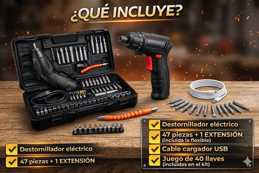 Destornillador Eléctrico Recargable